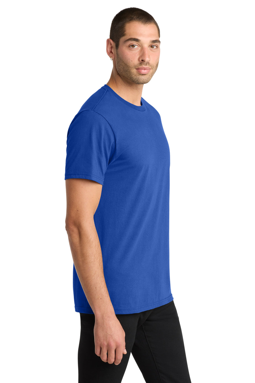 District The Concert Tee DT5000 - Deep Royal - side