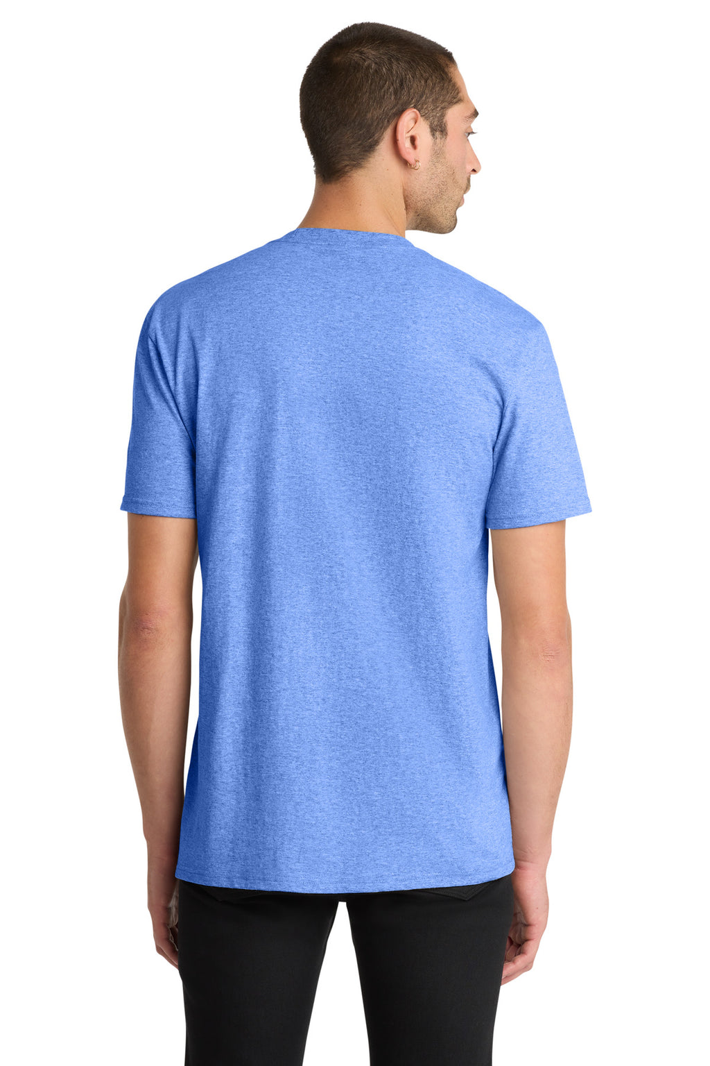 District The Concert Tee DT5000 - Heathered Royal - back