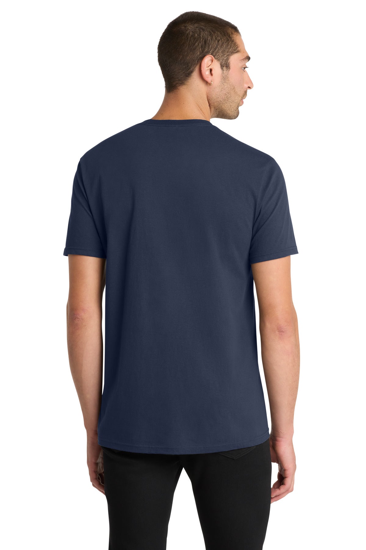 District The Concert Tee DT5000 - New Navy - back