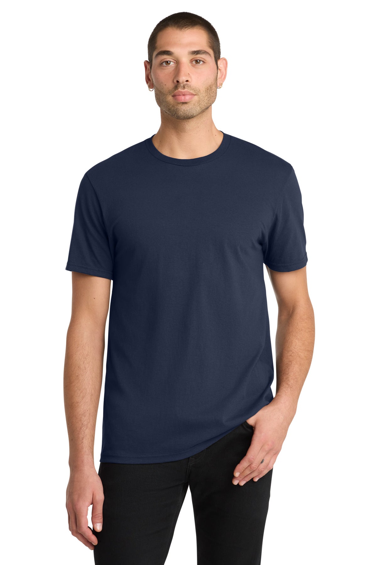 District The Concert Tee DT5000 - New Navy - front