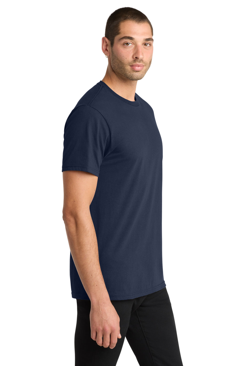 District The Concert Tee DT5000 - New Navy - side