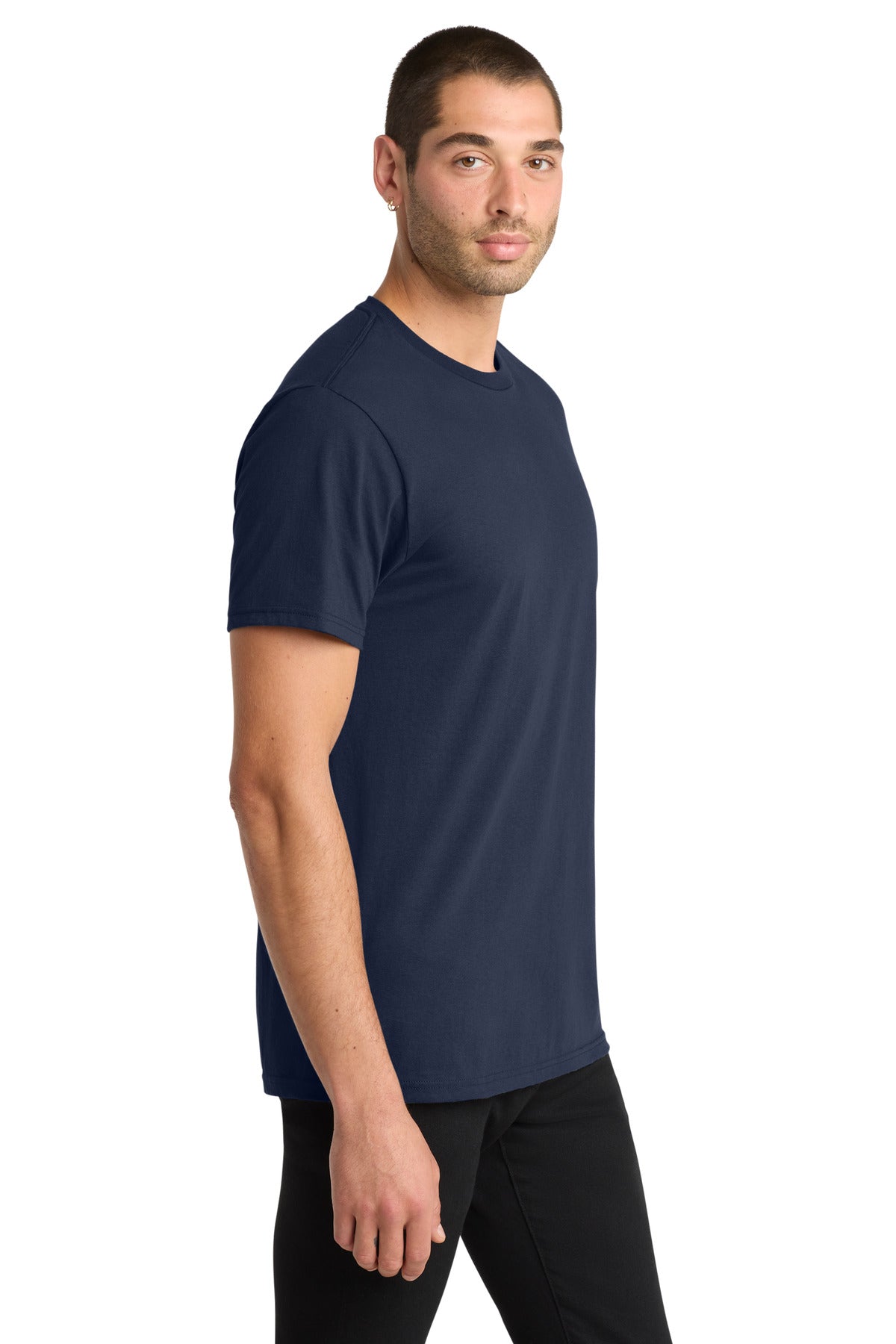 District The Concert Tee DT5000 - New Navy - side