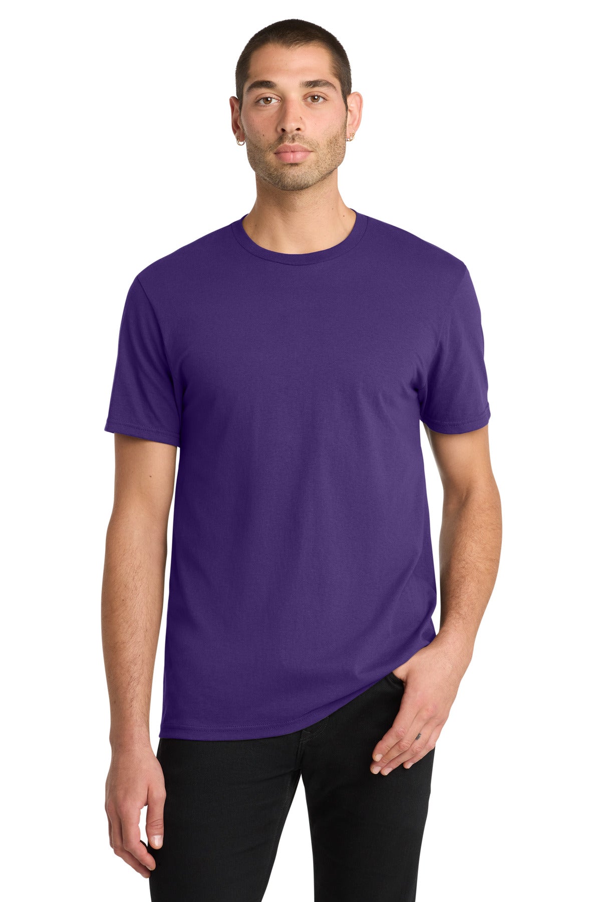 District The Concert Tee DT5000 - Purple - front