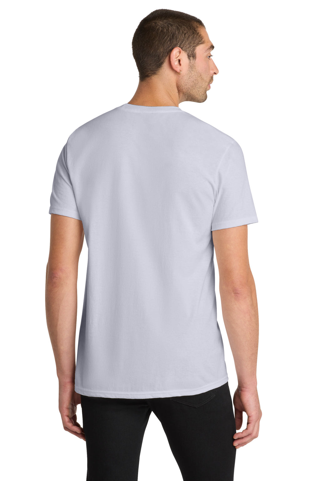 District The Concert Tee DT5000 - Silver - back