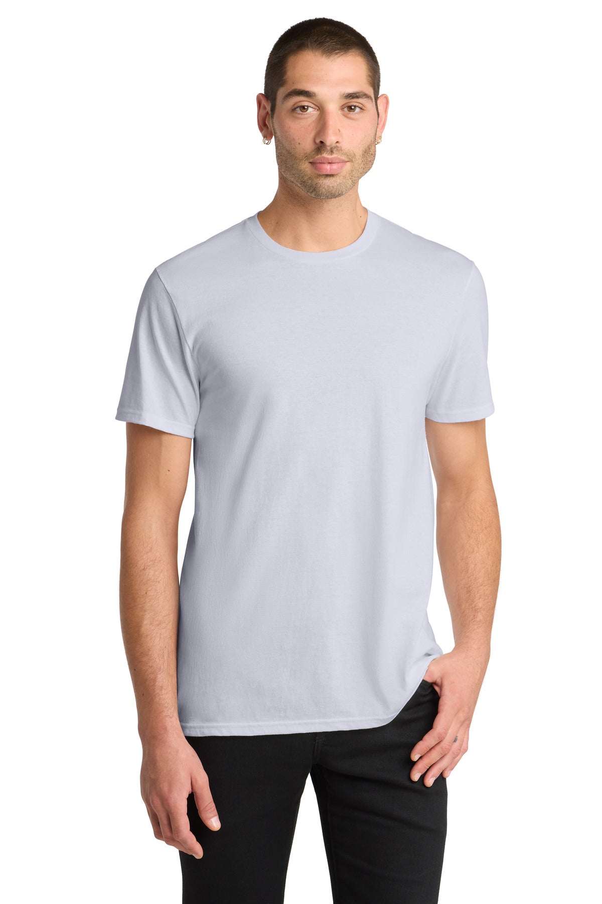 District The Concert Tee DT5000 - Silver - front