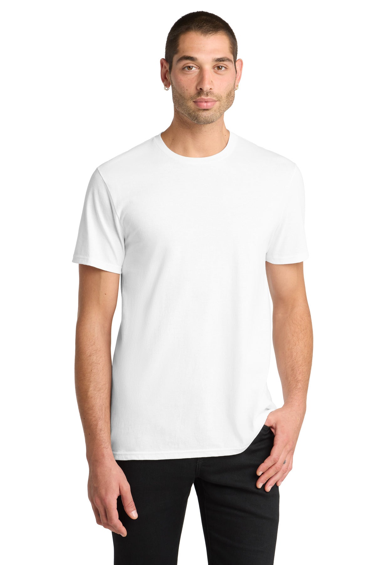 District The Concert Tee DT5000 - White - front