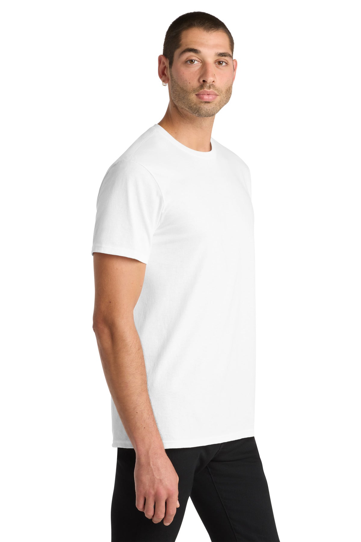 District The Concert Tee DT5000 - White - side