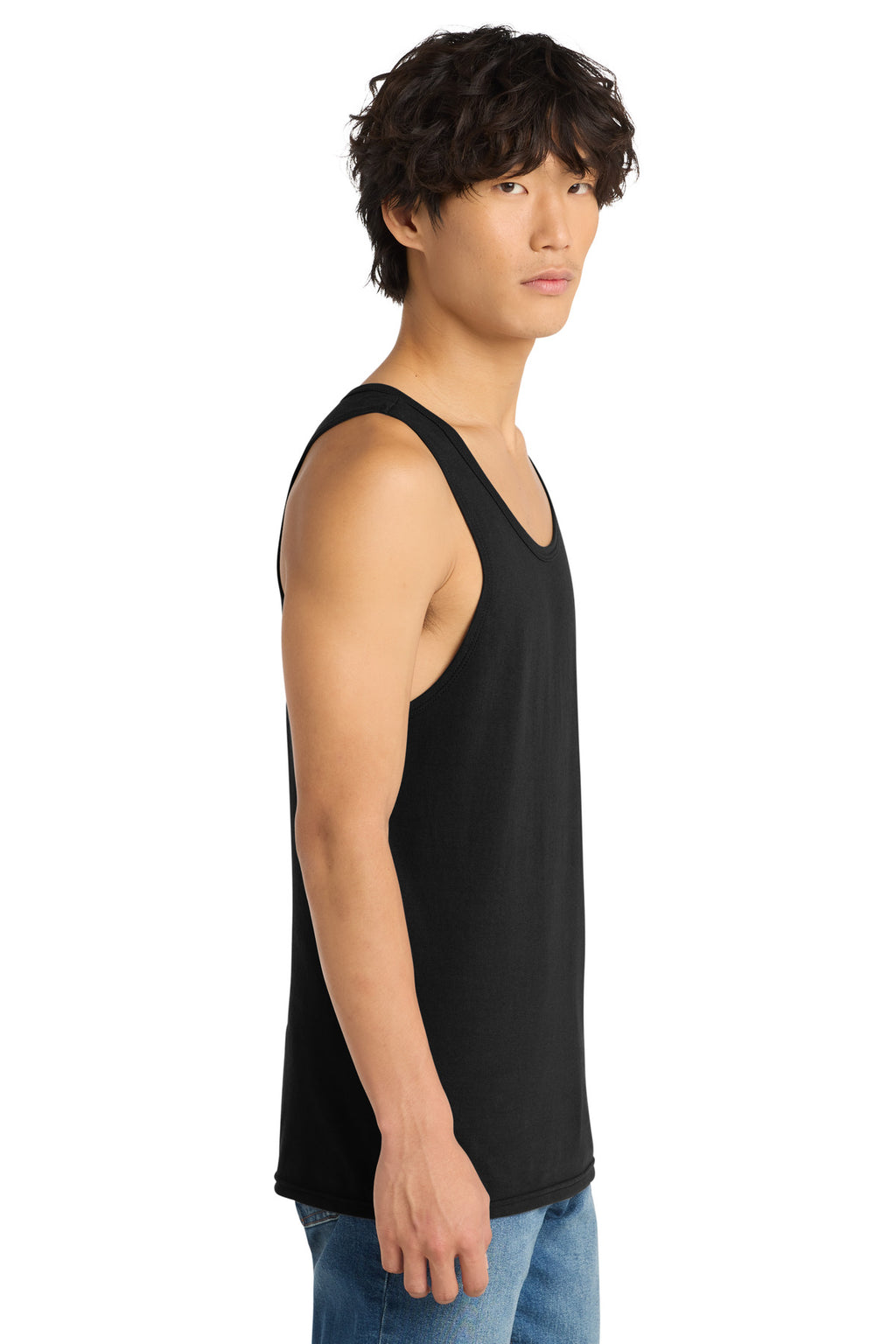 District The Concert Tank . DT5300 - Black - side