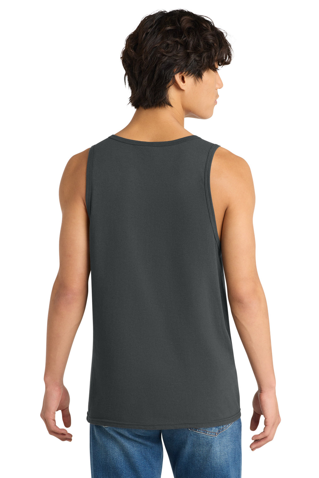 District The Concert Tank . DT5300 - Charcoal - back