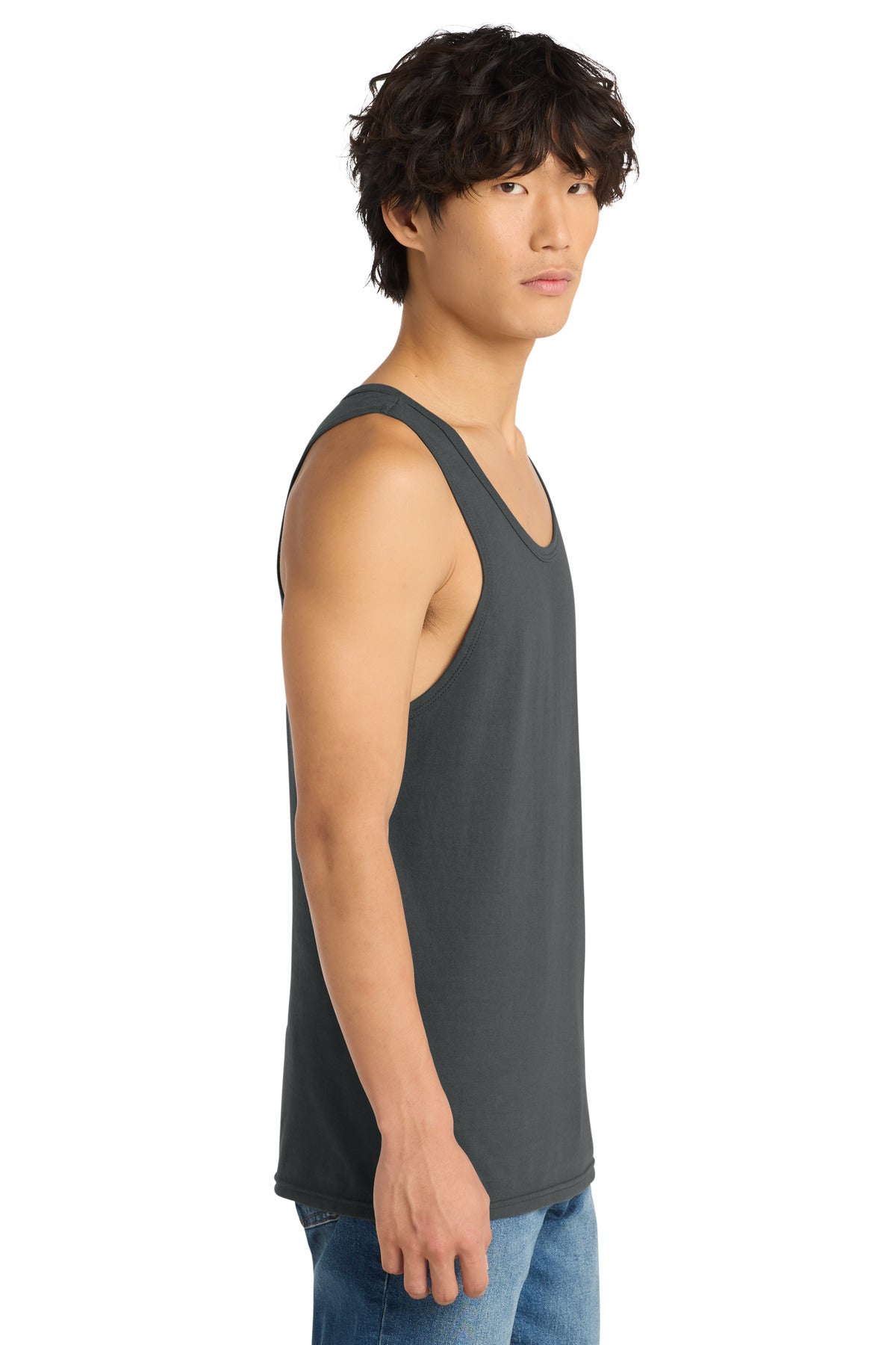 District The Concert Tank . DT5300 - Charcoal - side