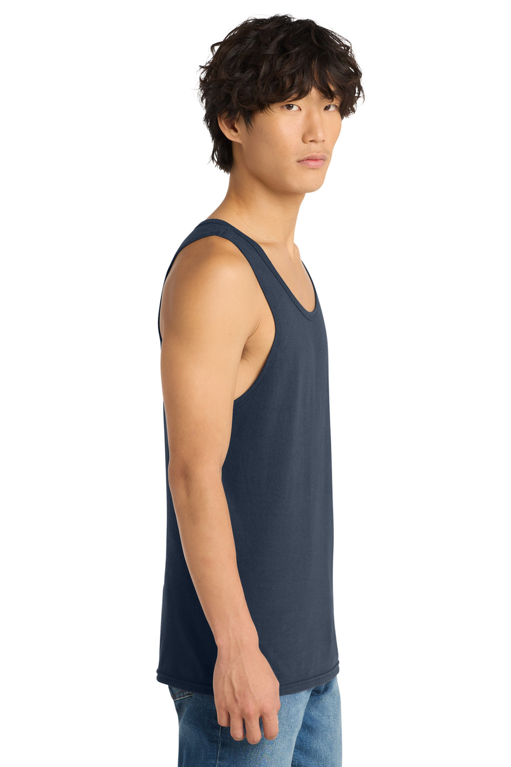 District The Concert Tank . DT5300 - New Navy - side