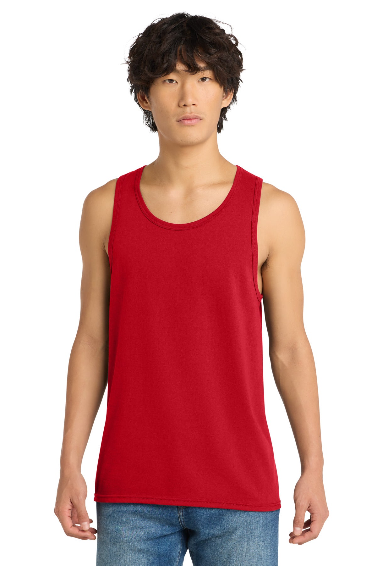 District The Concert Tank . DT5300 - New Red - front