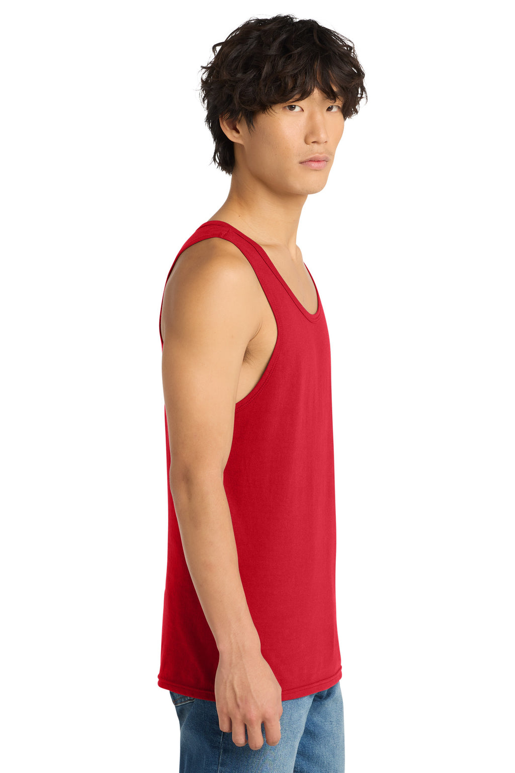 District The Concert Tank . DT5300 - New Red - side