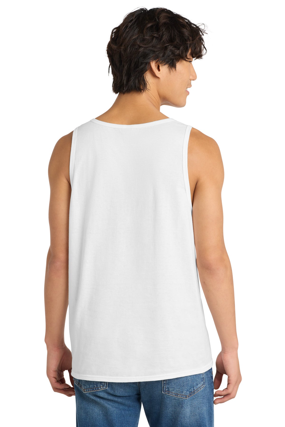 District The Concert Tank . DT5300 - White - back