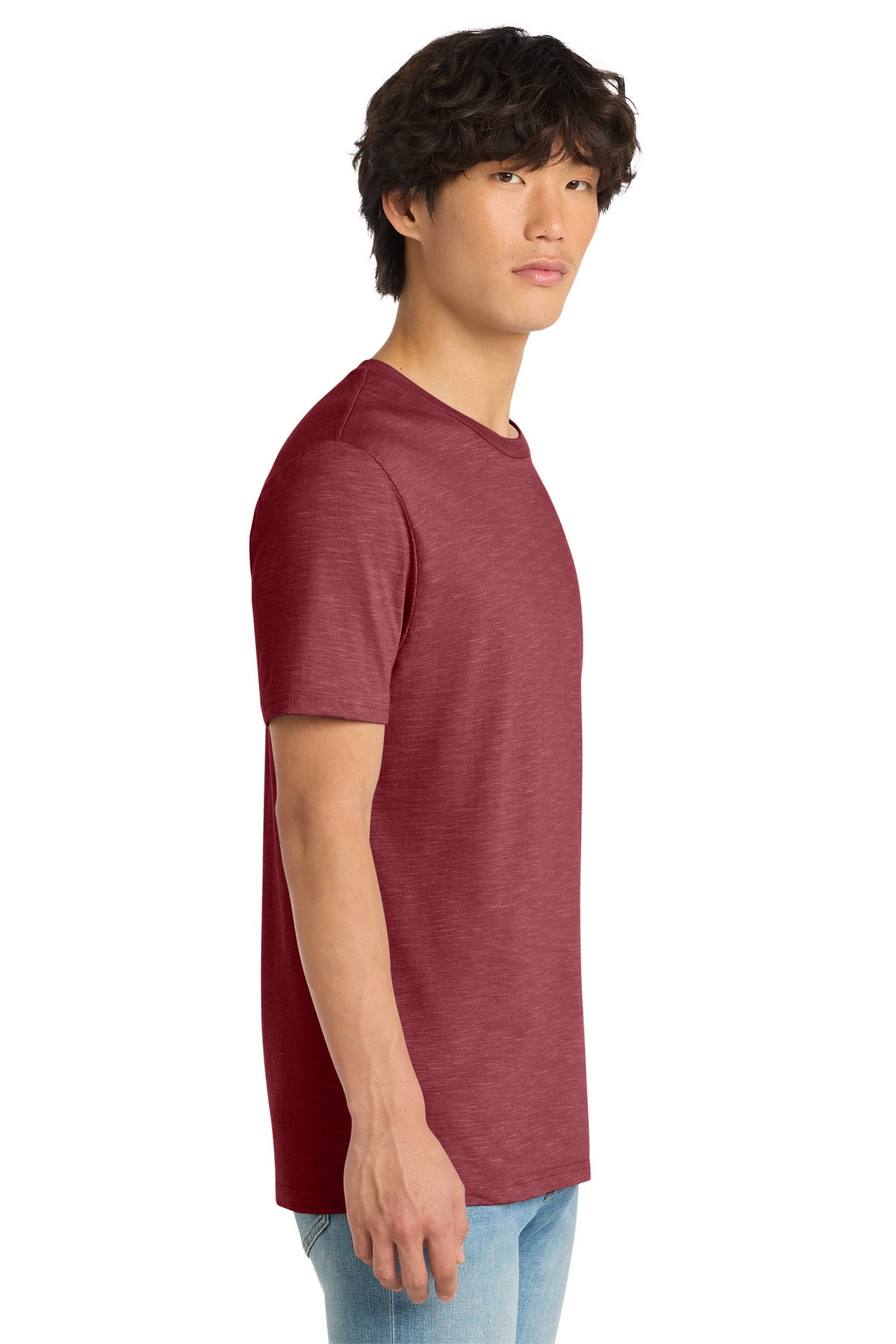 District Medal Tee. DT564 - Cardinal - side