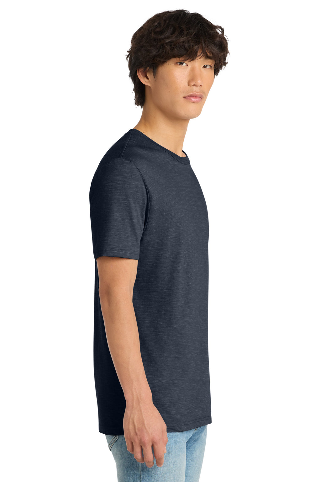District Medal Tee. DT564 - New Navy - side