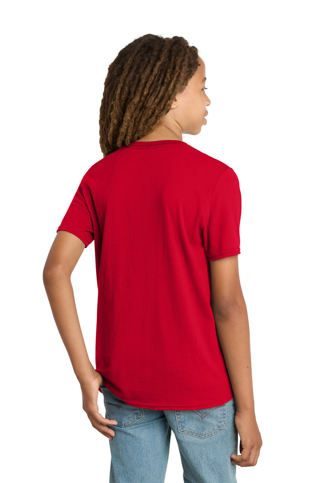 District Youth Very Important Tee . DT6000Y - Classic Red - back