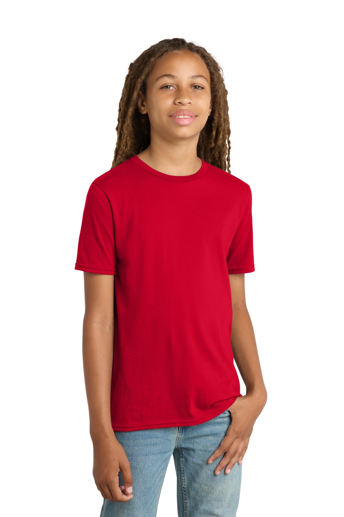 District Youth Very Important Tee . DT6000Y - Classic Red - front