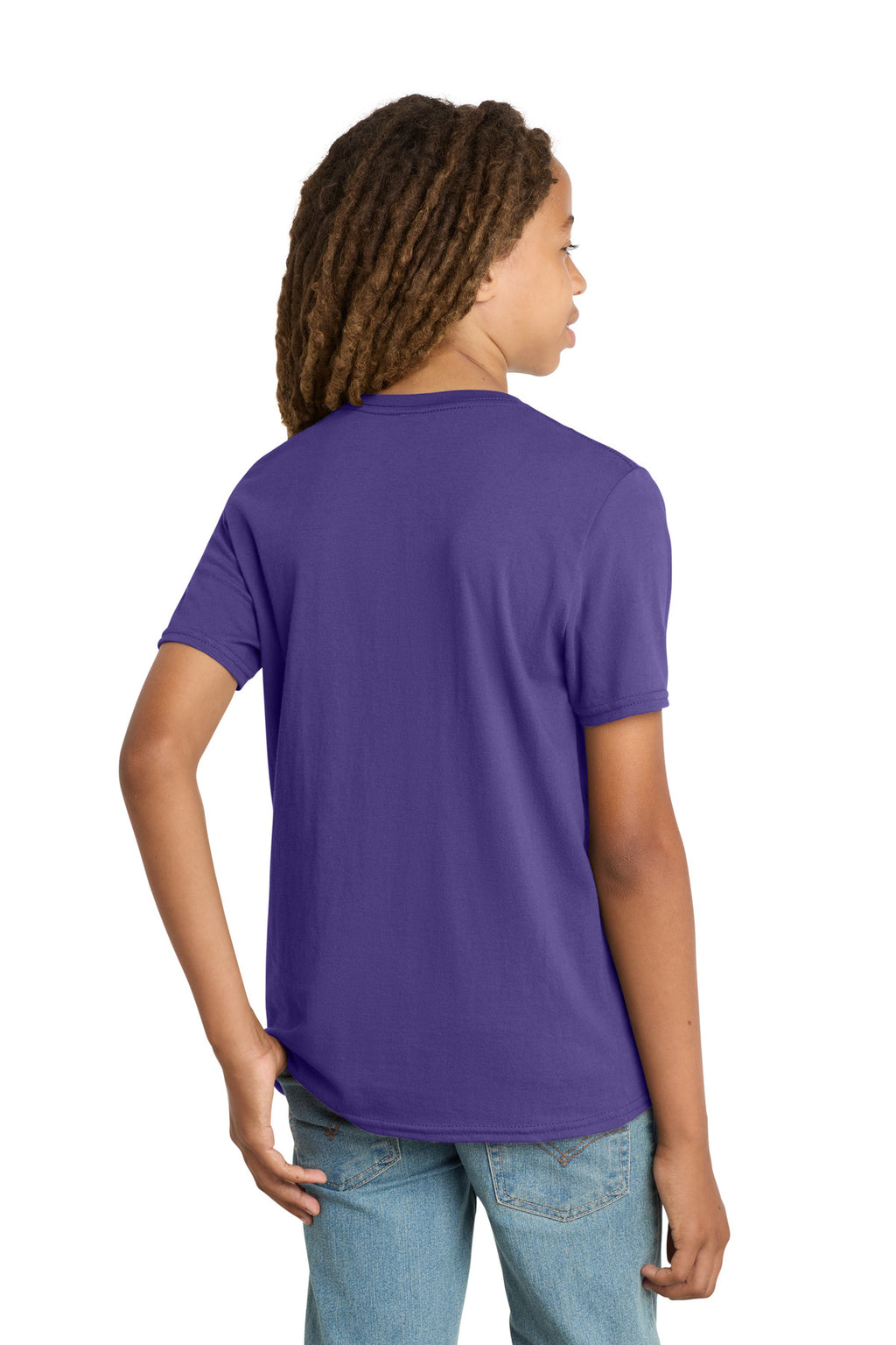 District Youth Very Important Tee . DT6000Y - Purple - back