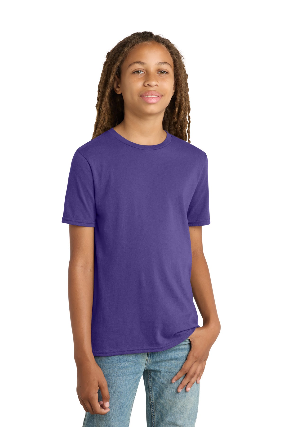 District Youth Very Important Tee . DT6000Y - Purple - front