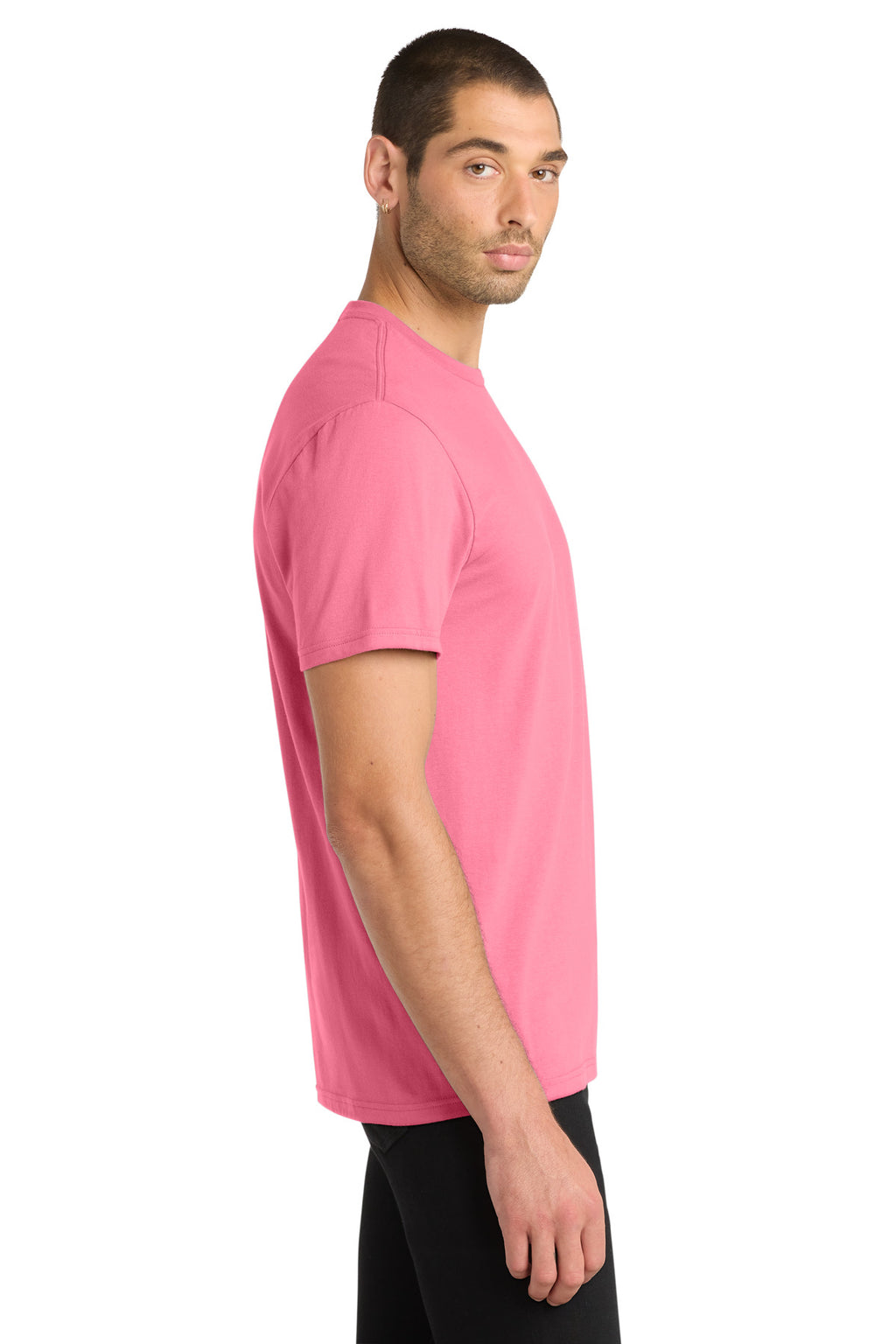District Very Important Tee . DT6000 - Awareness Pink - side