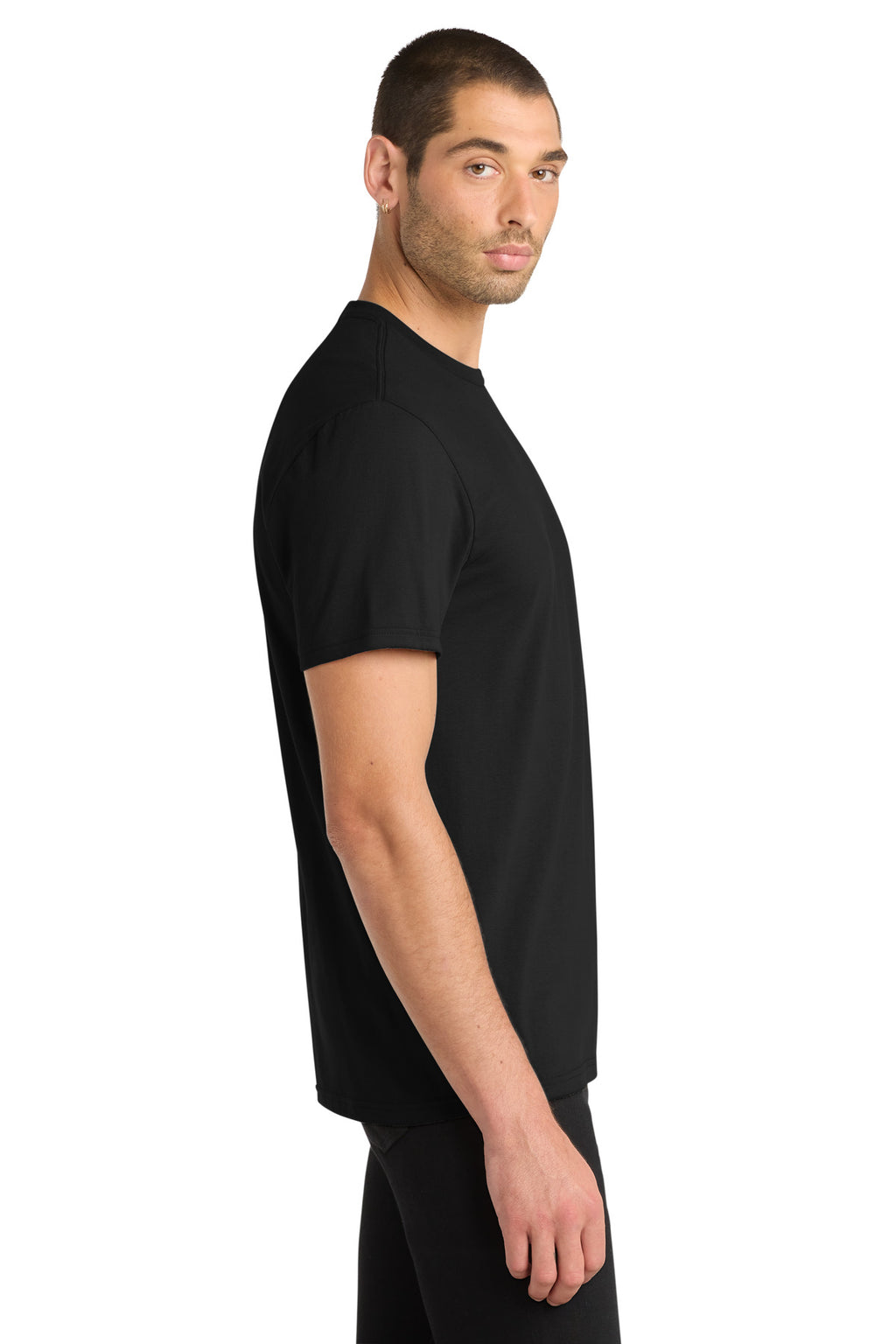 District Very Important Tee . DT6000 - Black - side