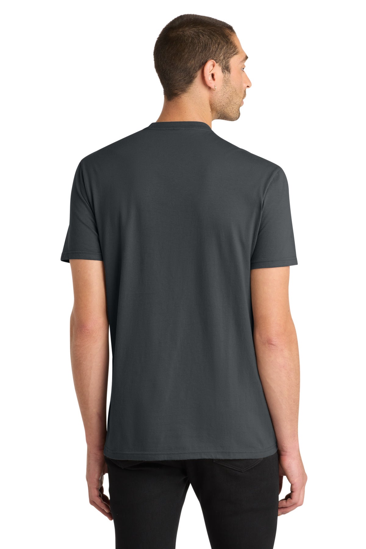 District Very Important Tee . DT6000 - Charcoal - back