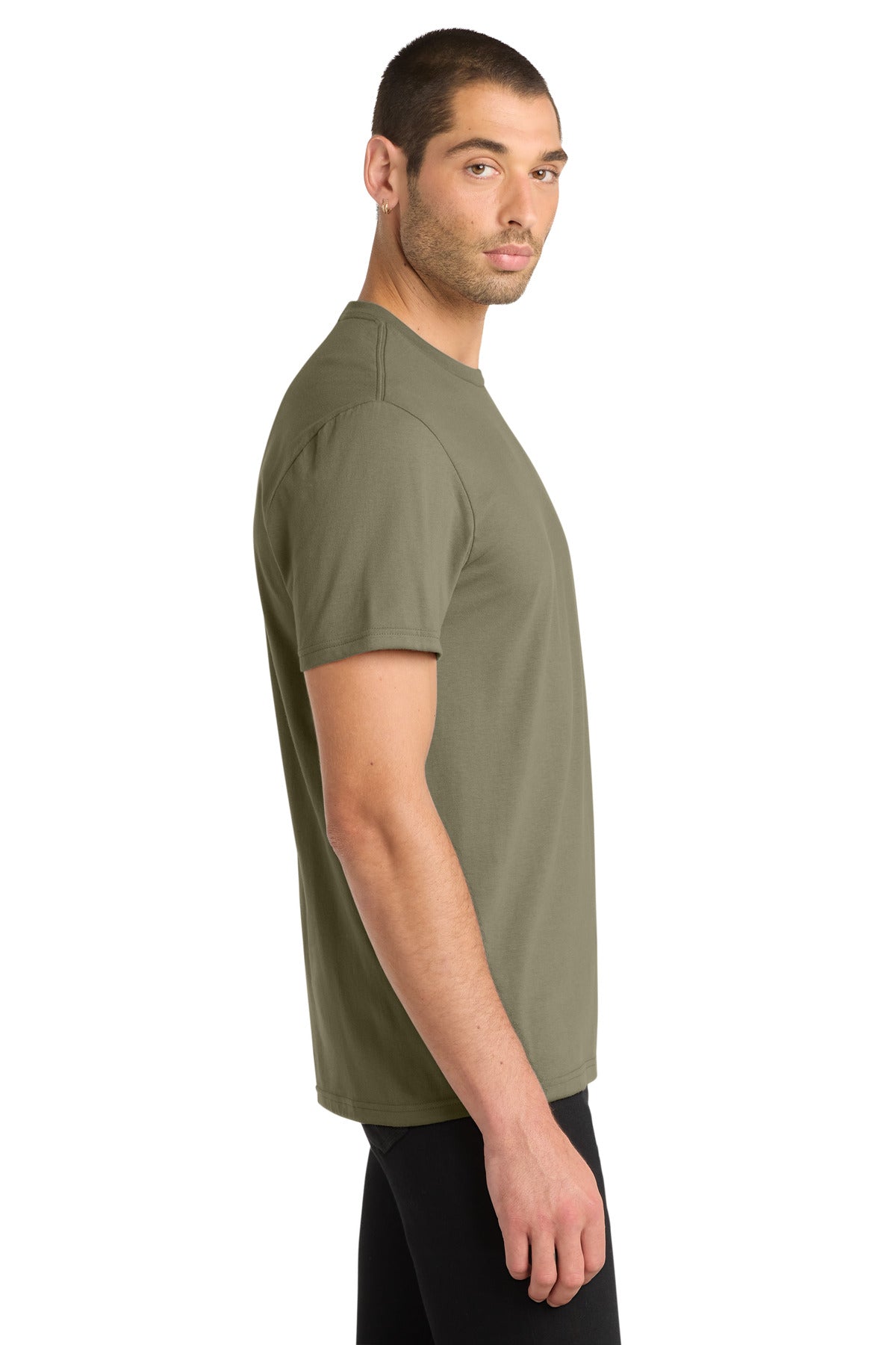 District Very Important Tee . DT6000 - Coyote Brown - side
