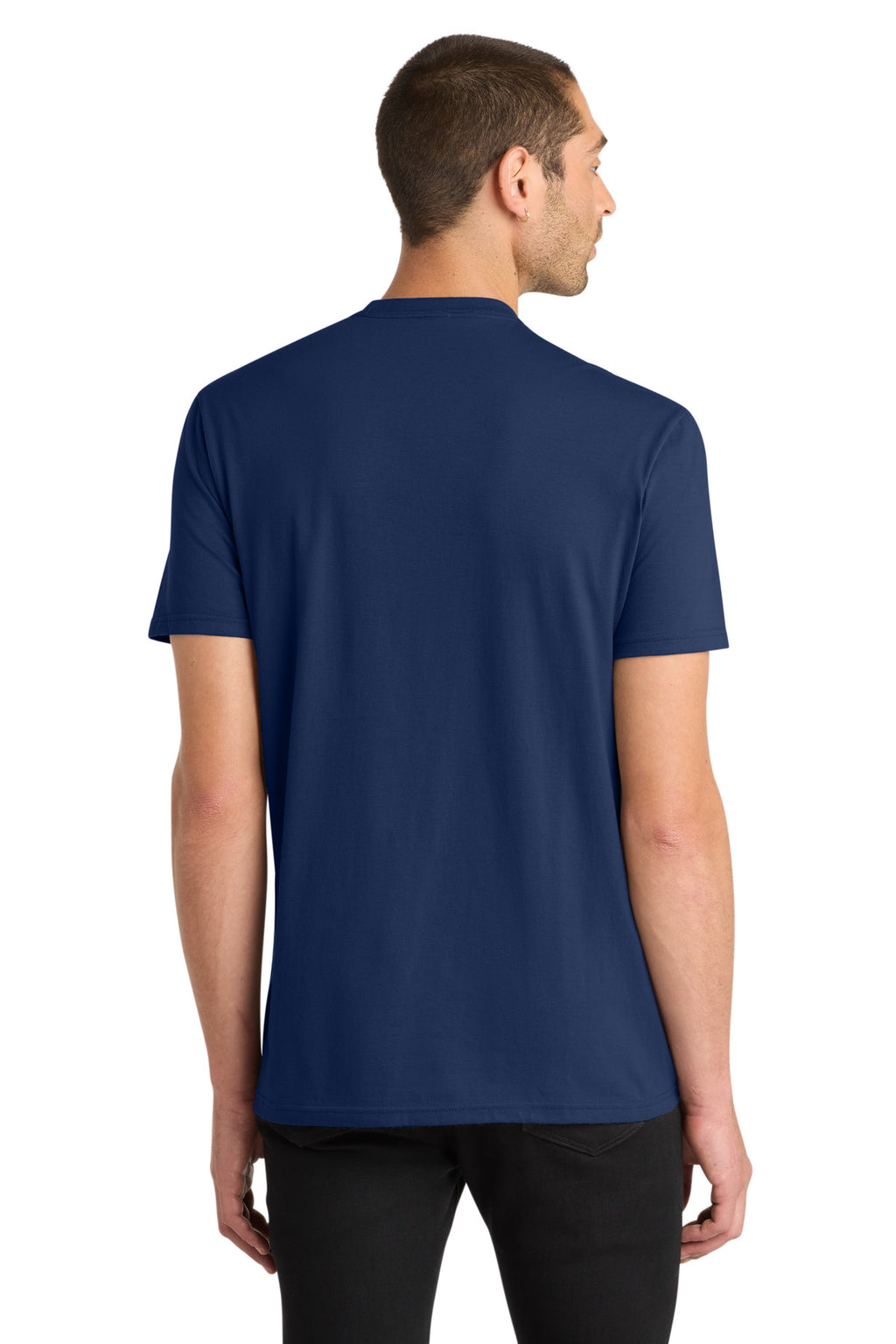 District Very Important Tee . DT6000 - Dark Royal - back