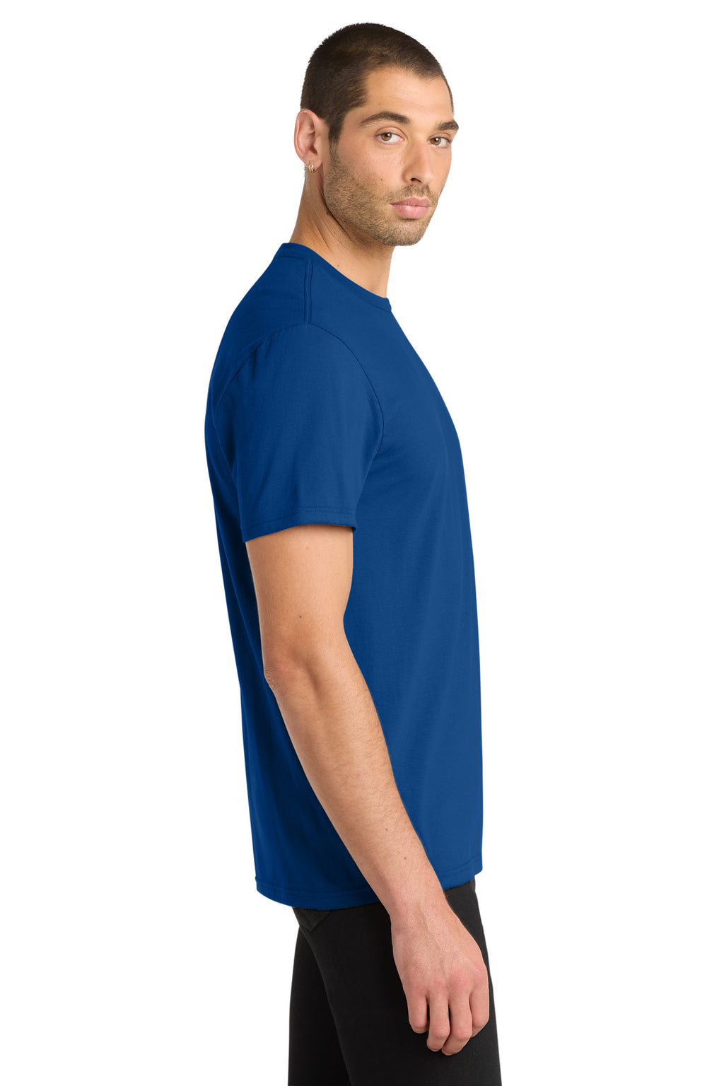 District Very Important Tee . DT6000 - Deep Royal - side