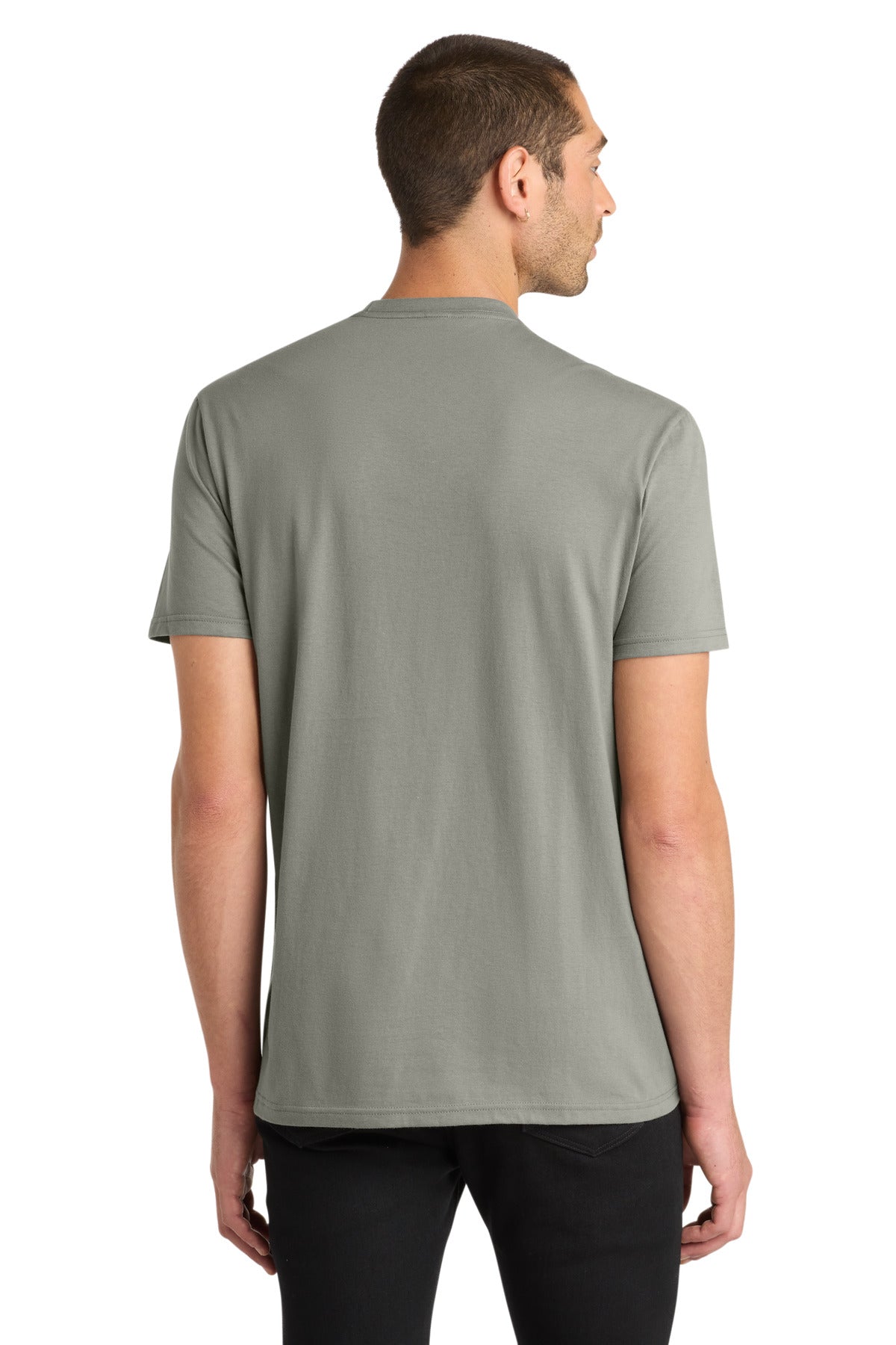 District Very Important Tee . DT6000 - Deep Smoke - back