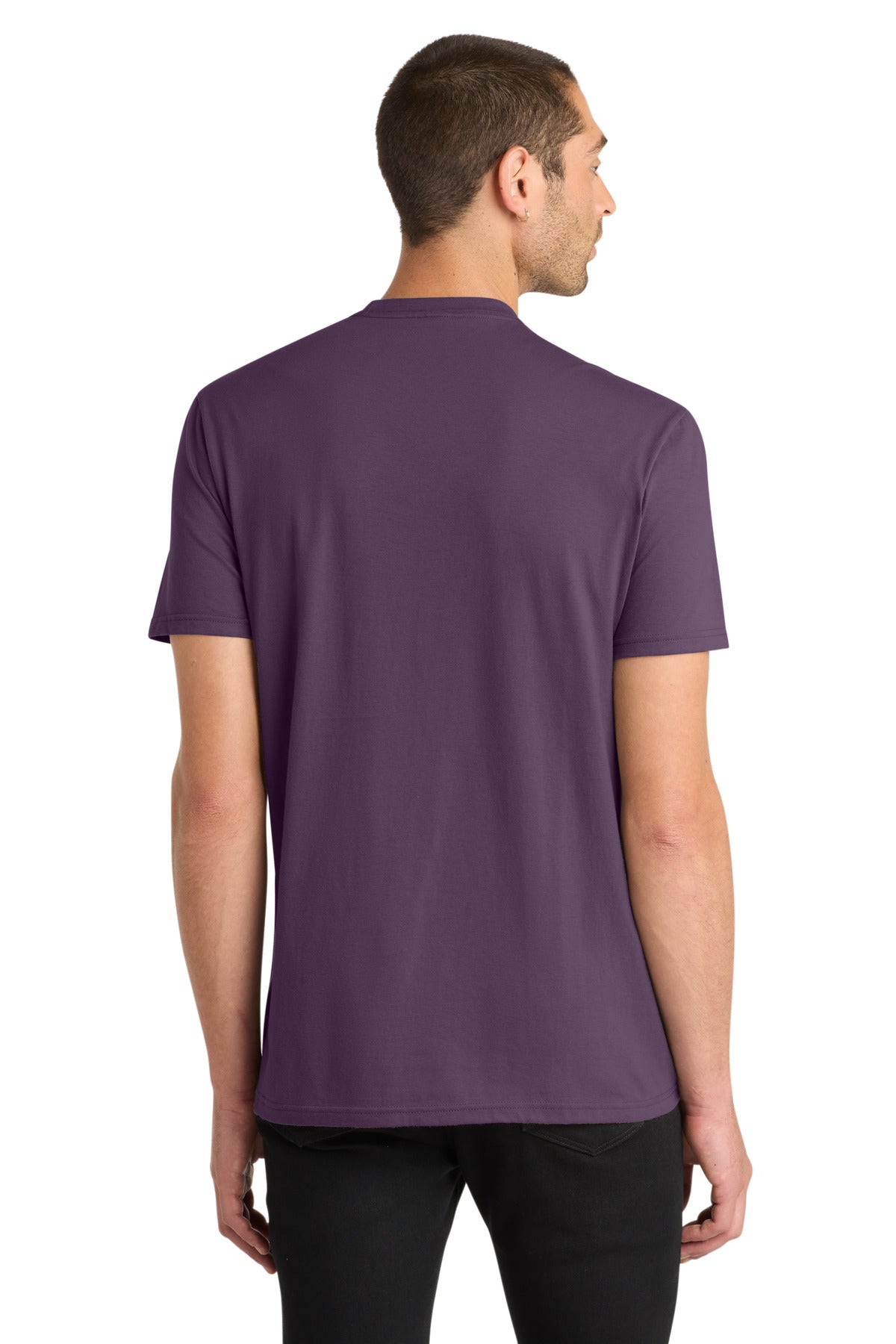 District Very Important Tee . DT6000 - Eggplant - back