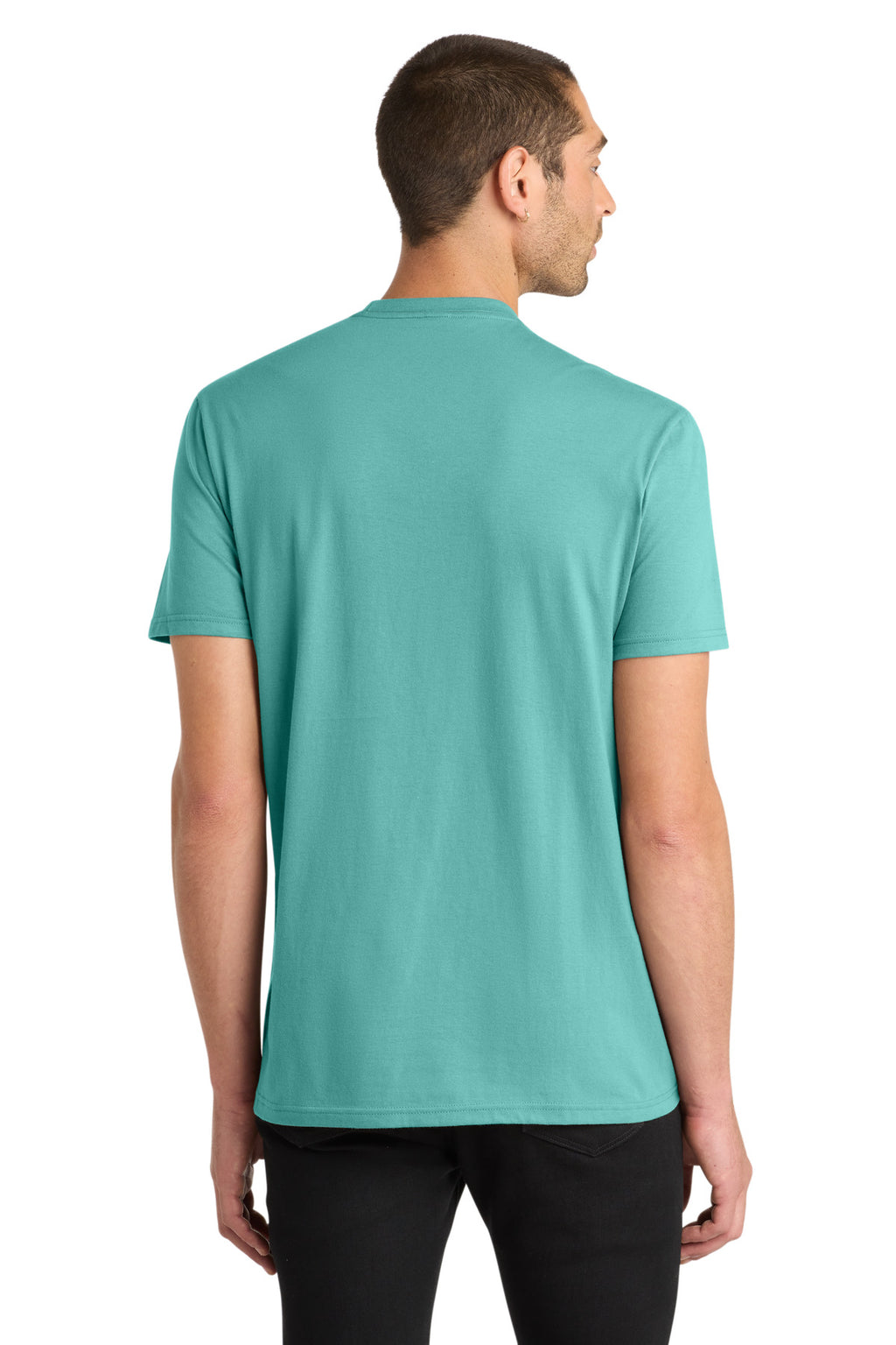 District Very Important Tee . DT6000 - Eucalyptus Blue - back