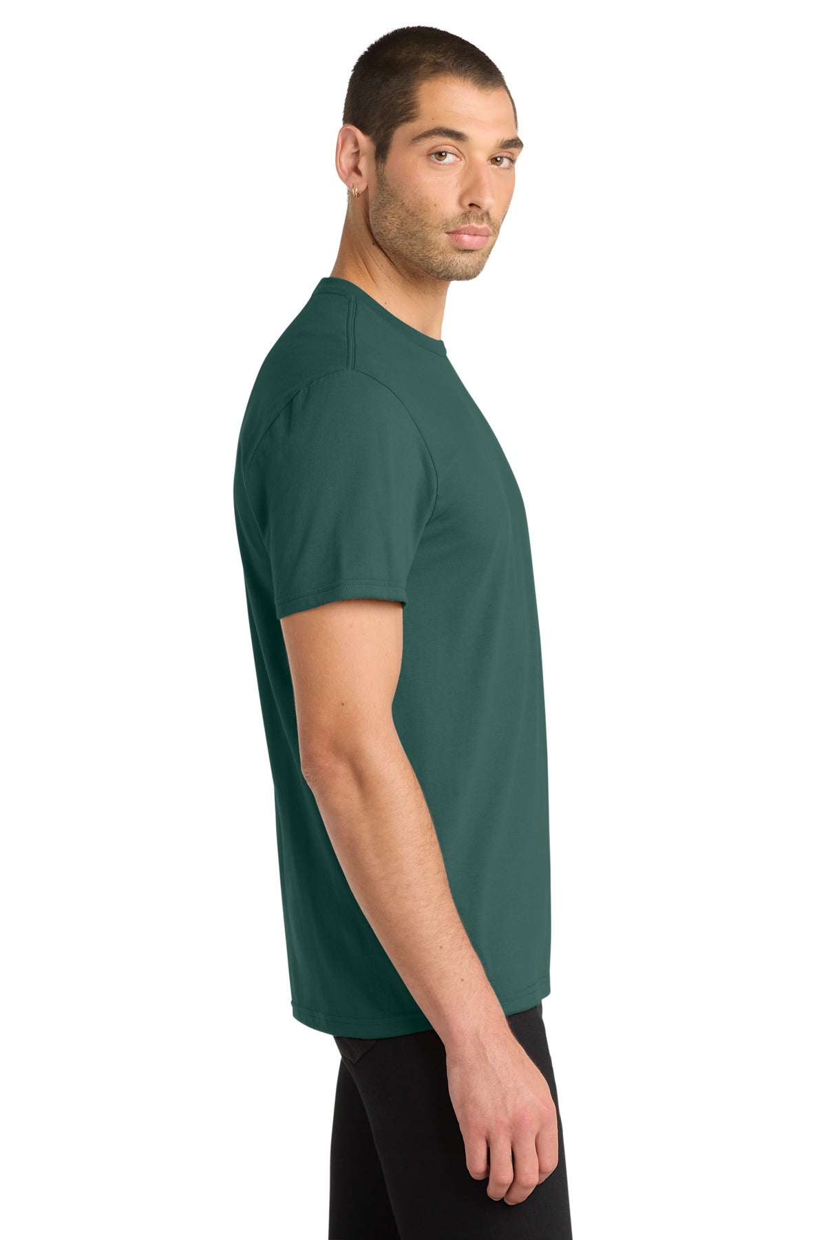 District Very Important Tee . DT6000 - Evergreen - side