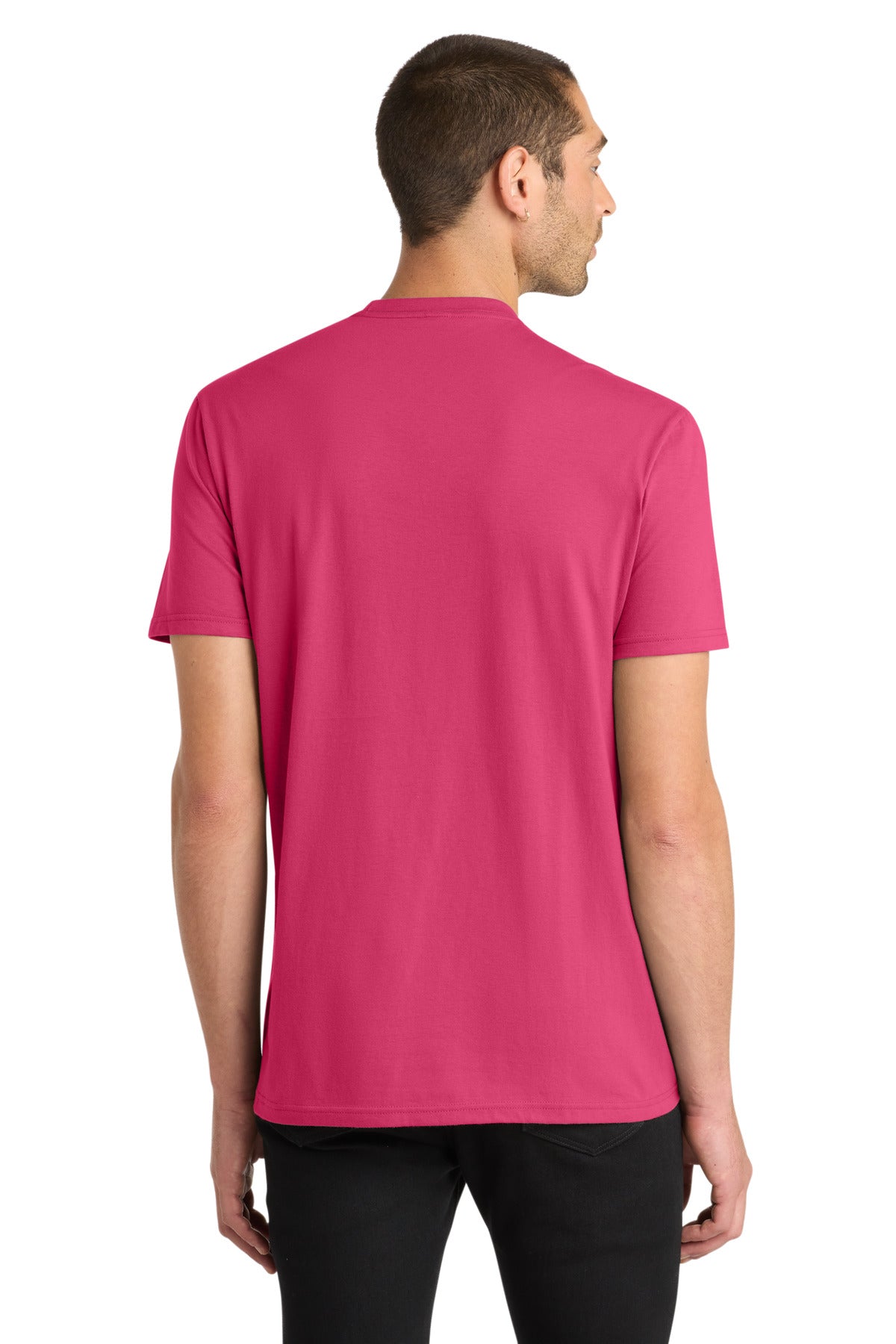 District Very Important Tee . DT6000 - Flush Pink - back