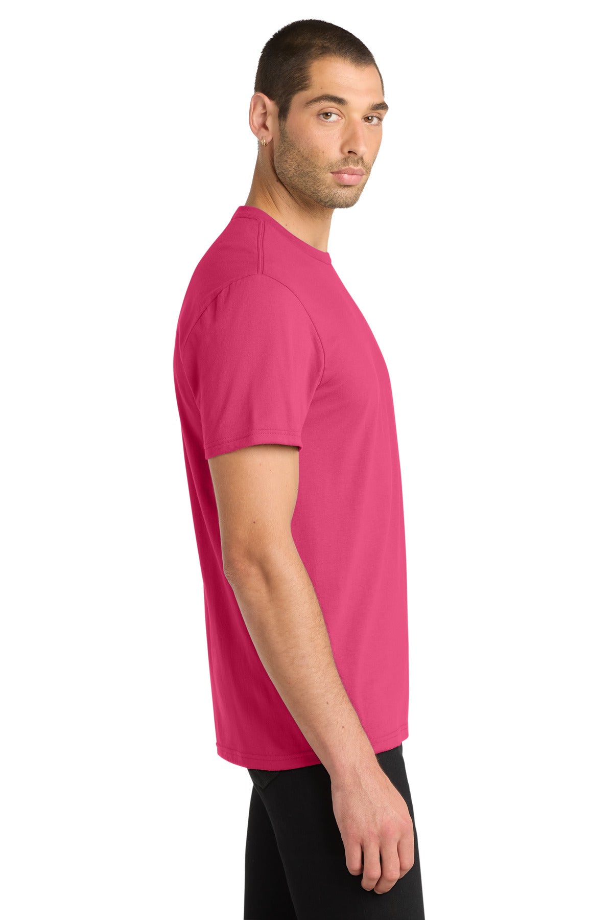 District Very Important Tee . DT6000 - Flush Pink - side