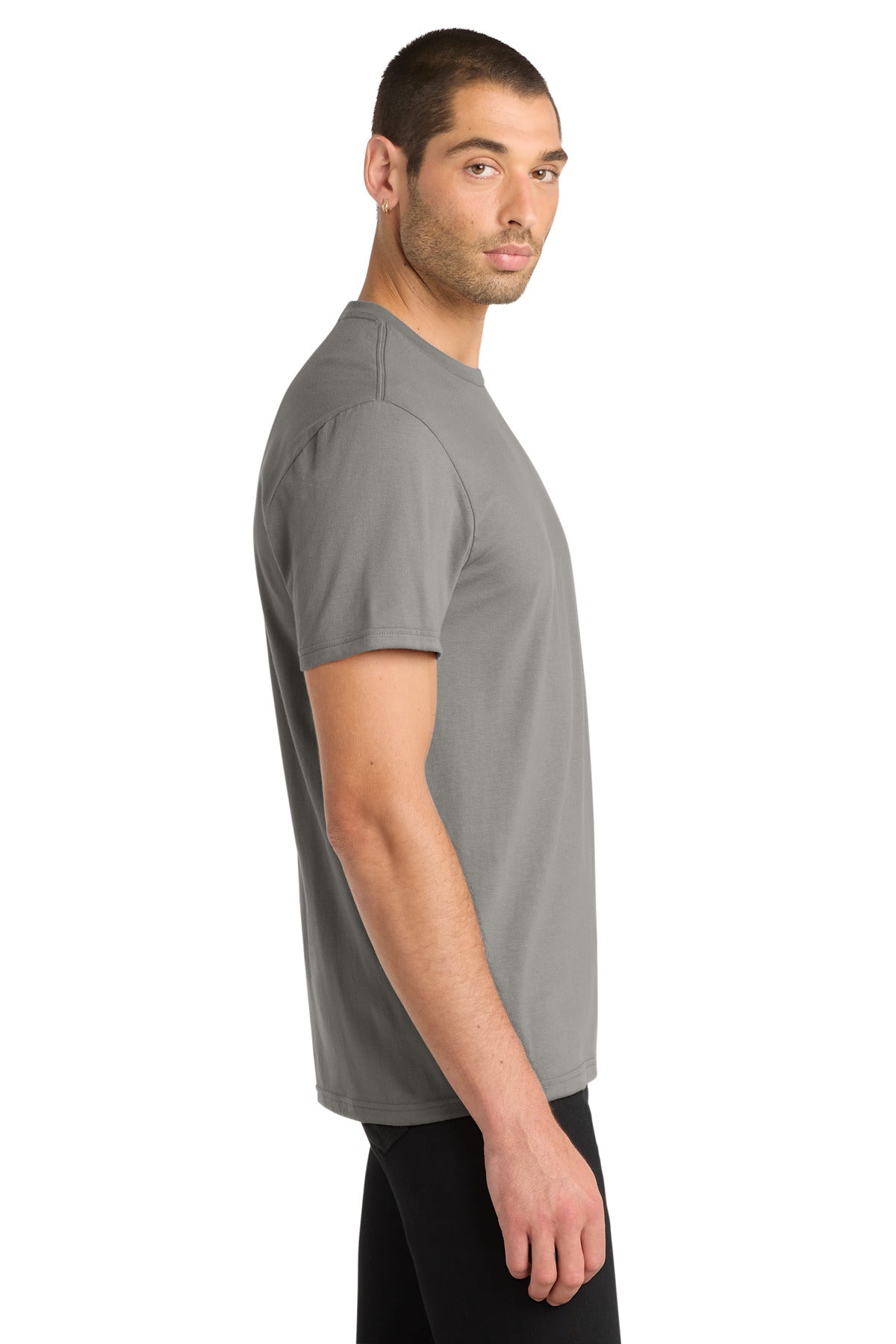 District Very Important Tee . DT6000 - Grey - side