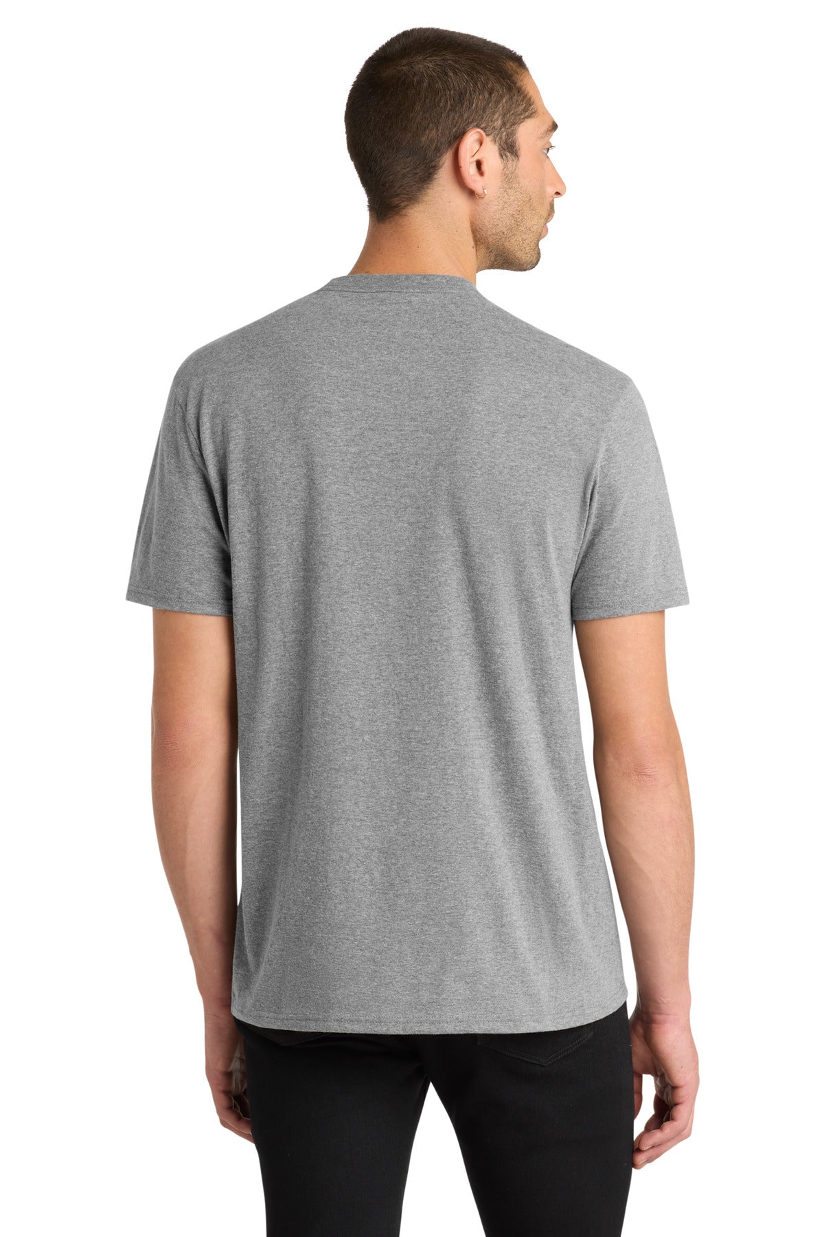 District Very Important Tee . DT6000 - Grey Frost - back