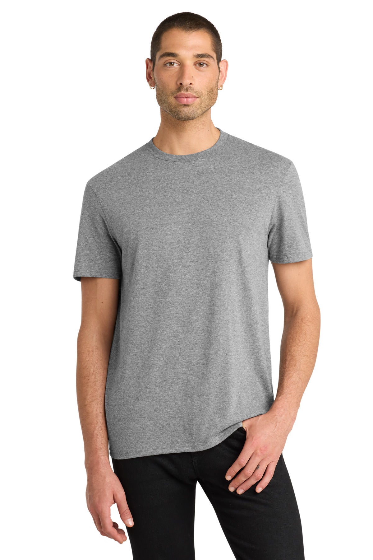District Very Important Tee . DT6000 - Grey Frost - front