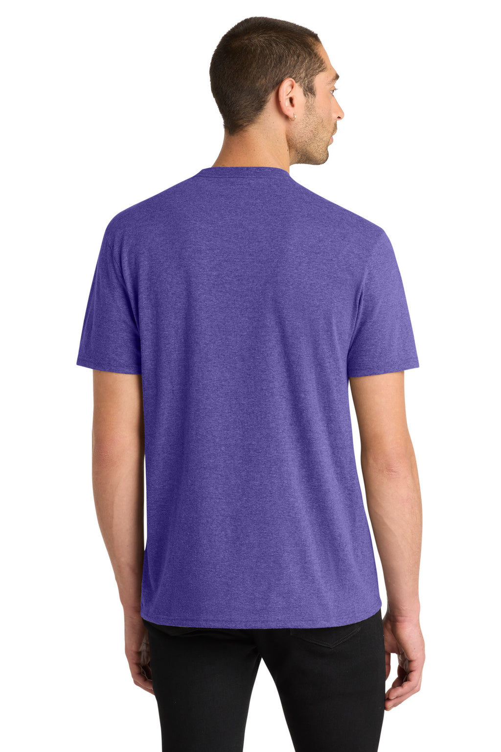 District Very Important Tee . DT6000 - Heathered Purple - back