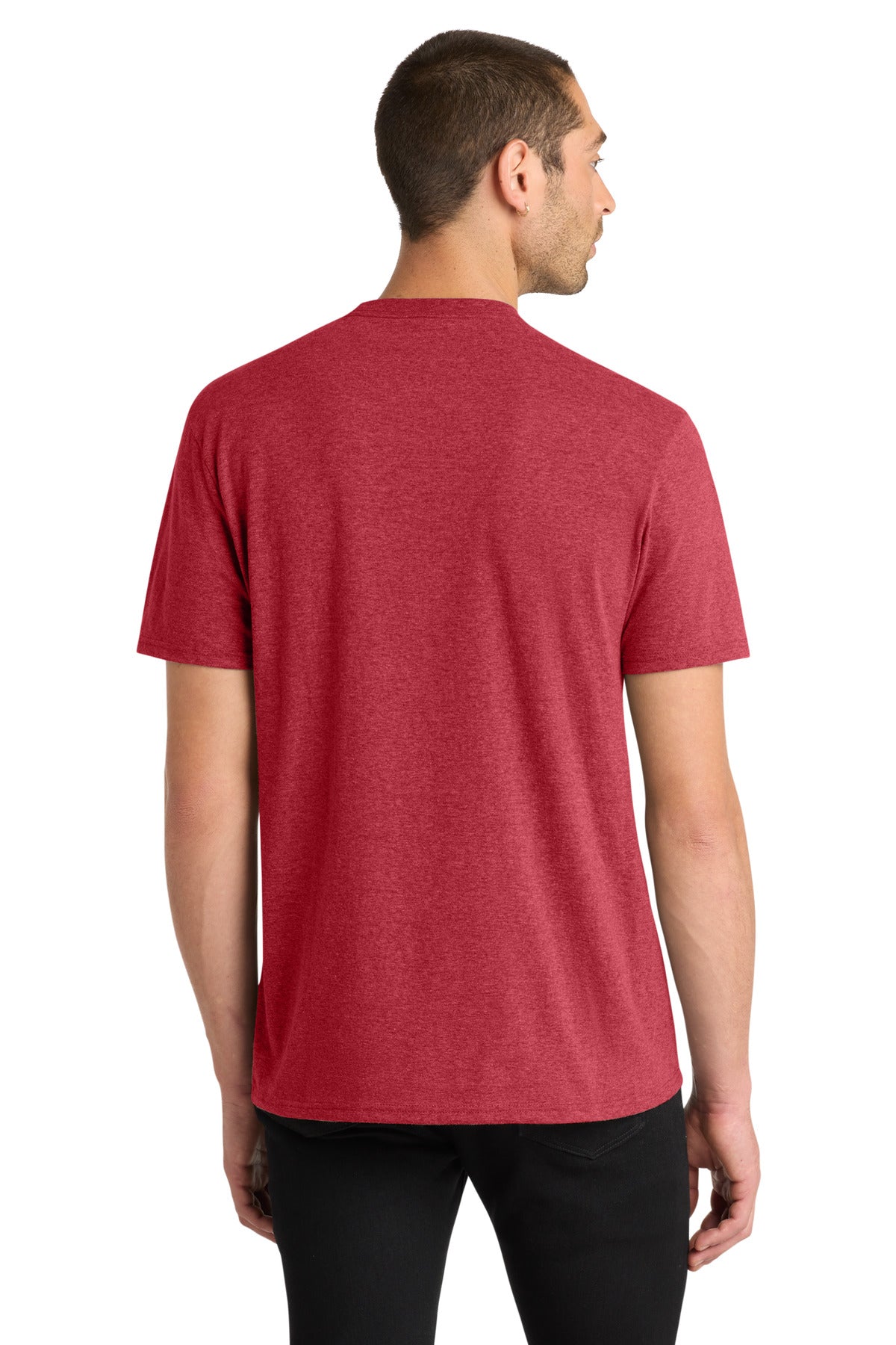 District Very Important Tee . DT6000 - Heathered Red - back