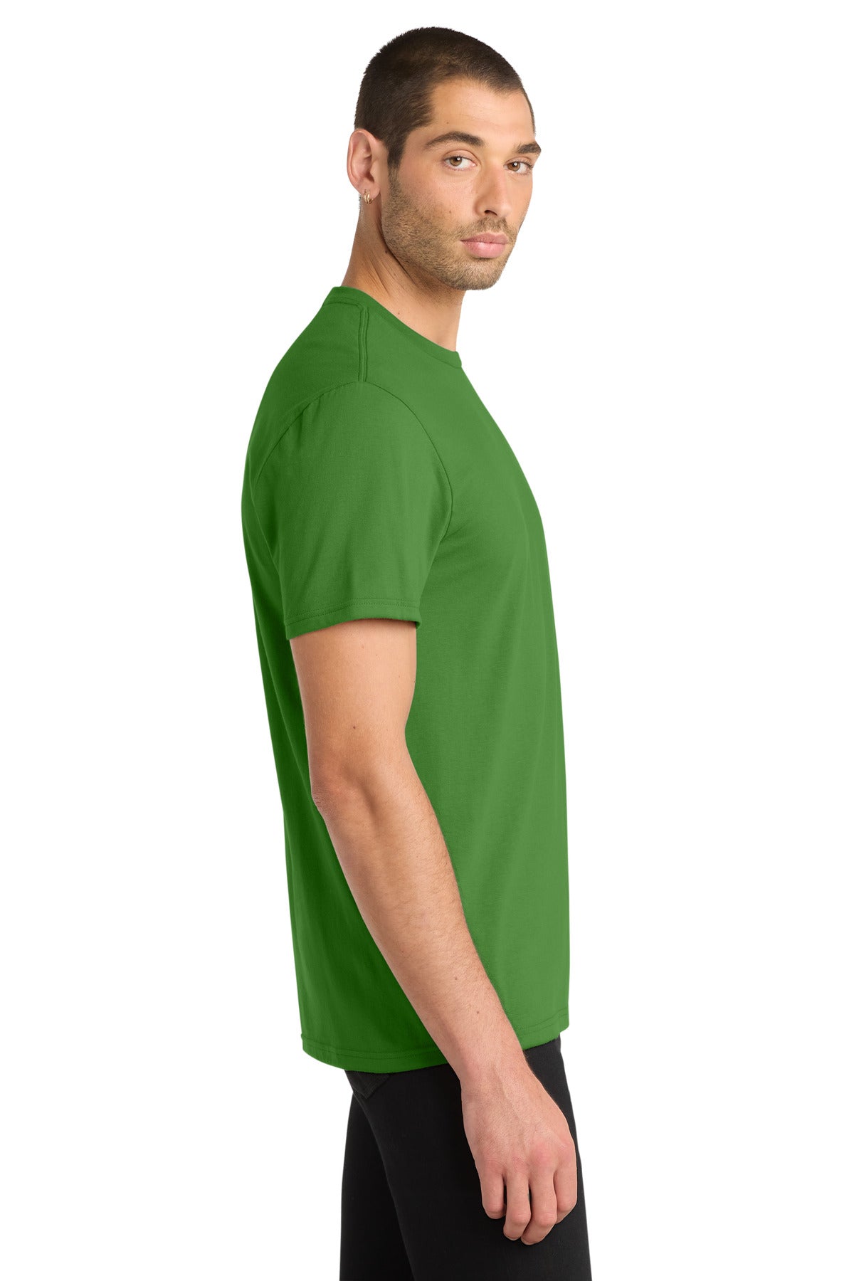 District Very Important Tee . DT6000 - Kiwi Green - side