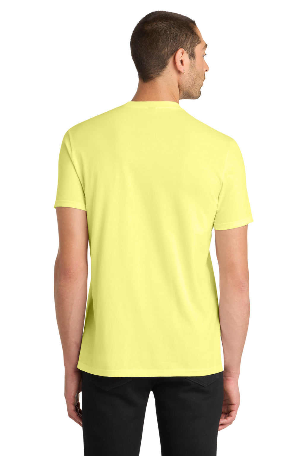 District Very Important Tee . DT6000 - Lemon Yellow - back