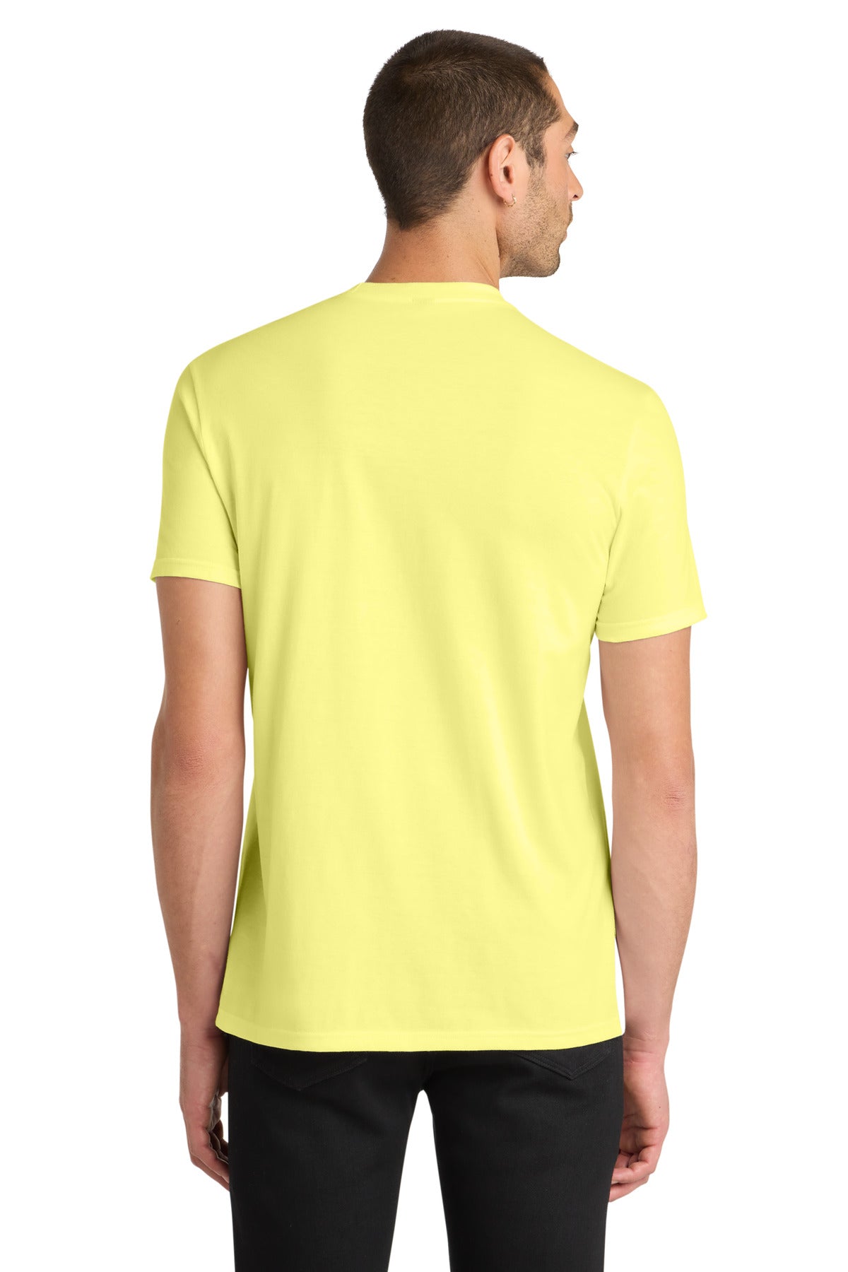 District Very Important Tee . DT6000 - Lemon Yellow - back