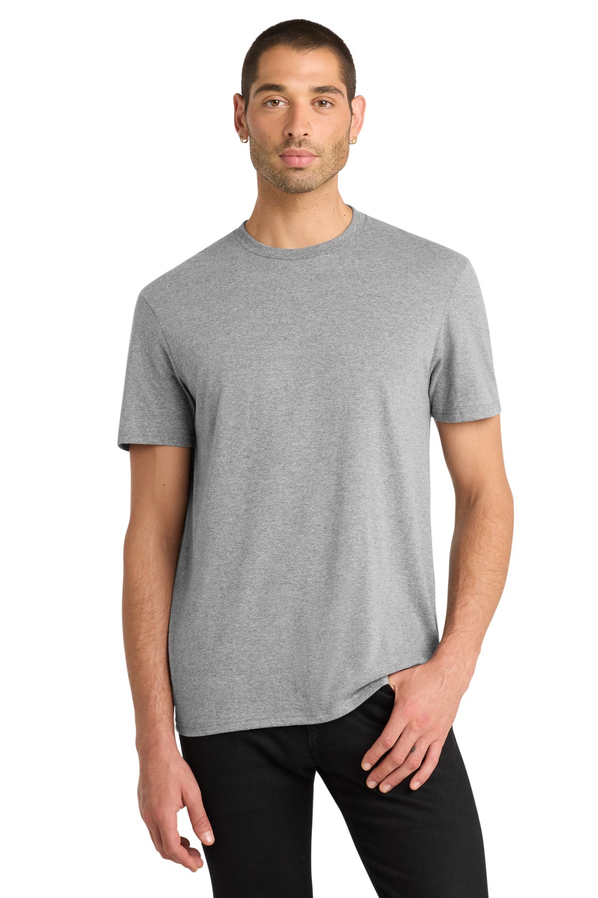 District Very Important Tee . DT6000 - Light Heather Grey - front