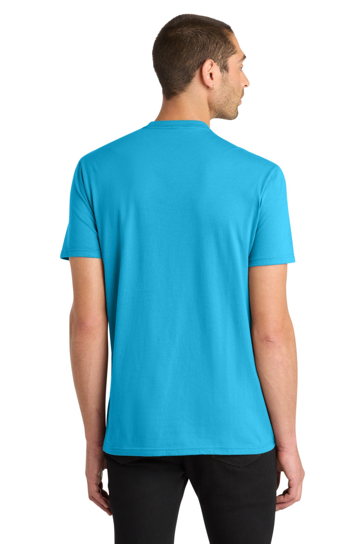 District Very Important Tee . DT6000 - Light Turquoise - back
