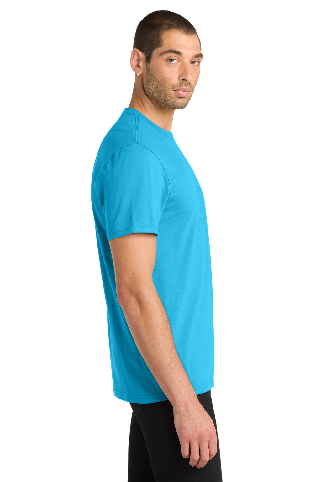 District Very Important Tee . DT6000 - Light Turquoise - side