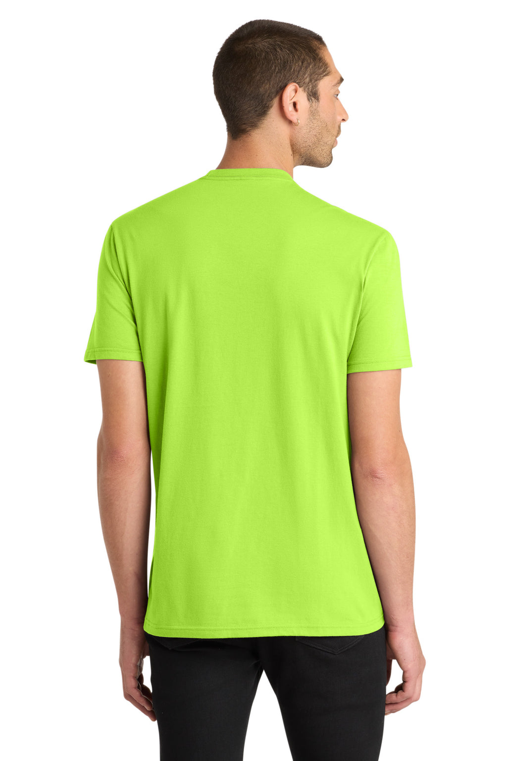 District Very Important Tee . DT6000 - Lime Shock - back