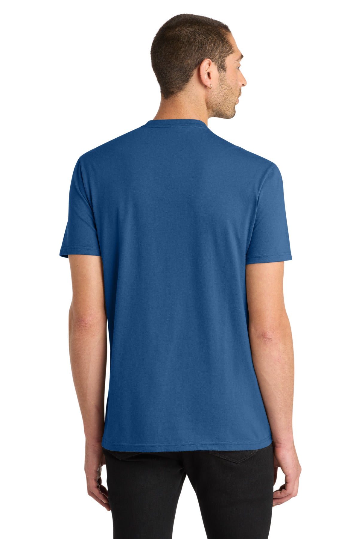 District Very Important Tee . DT6000 - Maritime Blue - back