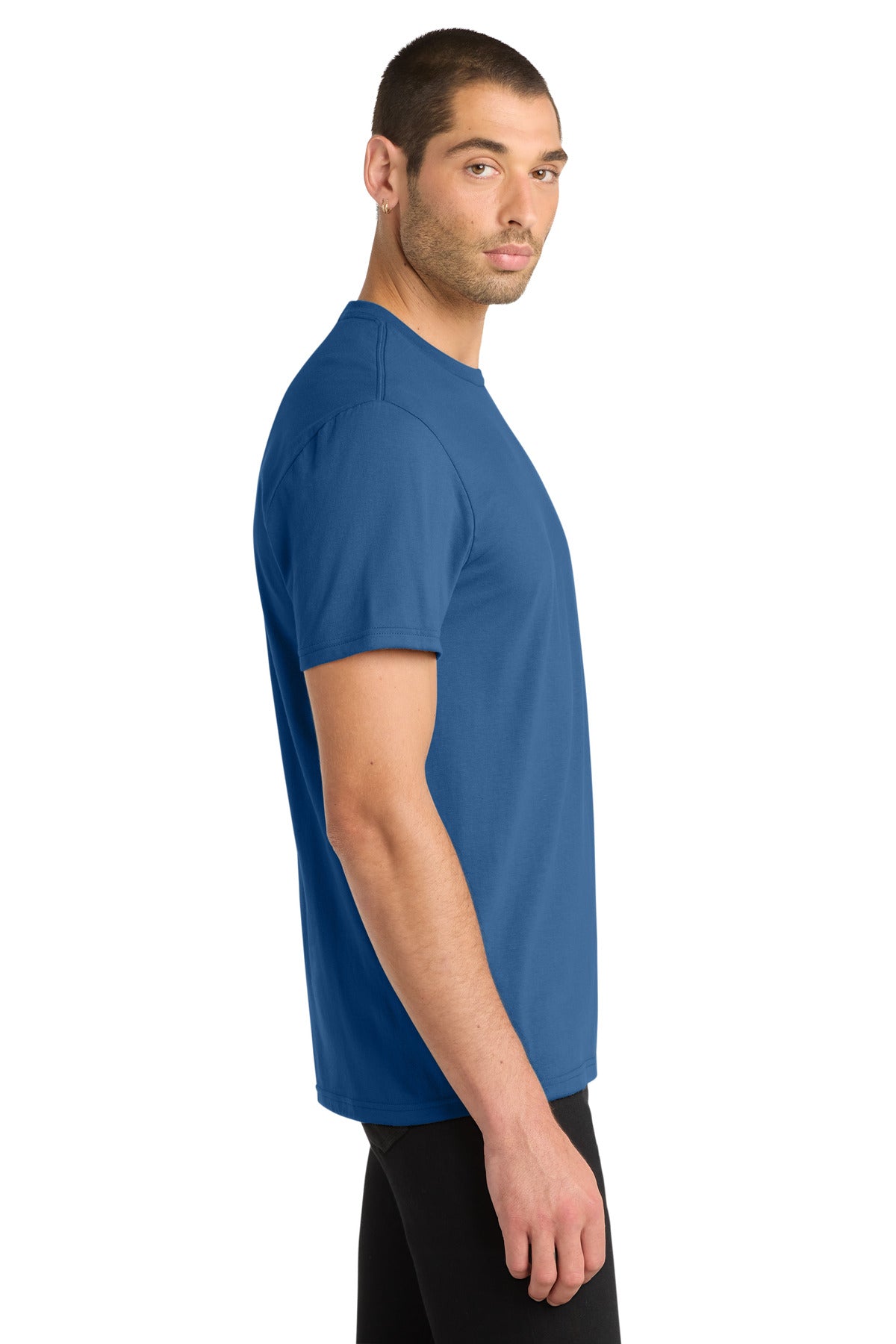 District Very Important Tee . DT6000 - Maritime Blue - side